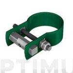 ABRAZADERA TENSOR PLASTIFICADA VERDE MONTADA - Ø48MM 25UDS