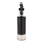 ACEITERA VIDRIO/ACERO INOX BOGA - NEGRO Ø6X25CM