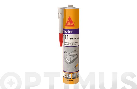 ADHESIVO MONTAJE SELLADOR SIKAFLEX 111 STICK & SEAL - 290 ML NEGRO ADHESIVO MONTAJE SELLADOR SIKAFLEX 111 STICK & SEAL - 290 ML GRIS
