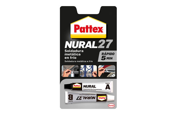 ADHESIVO NURAL 27 SOLDADURA METALICA EN FRIO RAPIDA - 22 ML ADHESIVO NURAL 27 SOLDADURA METALICA EN FRIO RAPIDA - 22 ML - Imagen 1
