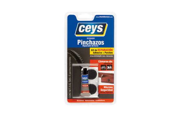 ADHESIVO REPARADOR PINCHAZOS - 6 PARCHES ADHESIVO REPARADOR PINCHAZOS - 6 PARCHES - Imagen 1