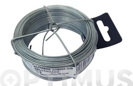 ALAMBRE GALVANIZADO CON DISPENSADOR - 50 M Nº 12 Ø 1,8 MM