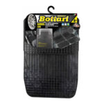 ALFOMBRA AUTOMOVIL RECORTABLE GOMA NE 4 PZ