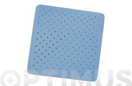 ALFOMBRA DE DUCHA 54X54 CM ANTIDESLIZANTE - AZUL