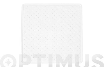 ALFOMBRA DE DUCHA 54X54 CM - CAUCHO NATURAL BLANCA
