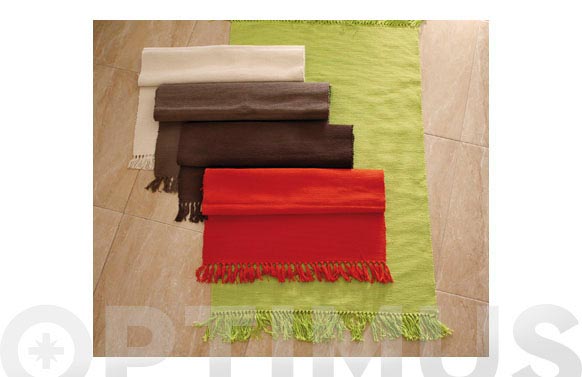 ALFOMBRA DHURRIE 50X80 VERDE ALFOMBRA DHURRIE 50X80 VERDE - Imagen 1