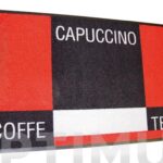 ALFOMBRA DOMESTICA 75X120 CM - CUADROS ROJO