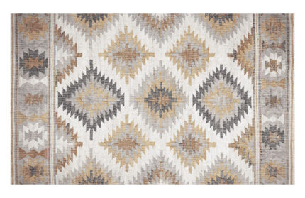ALFOMBRA VINILICA ESTAMPADA KILIM GRISES