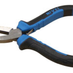 ALICATE MINI BOCA PLANA - 4,5" MANGO BIMATERIA