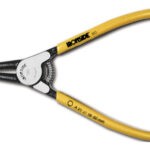 ALICATE PARA ARANDELAS EXTERIORES PUNTA CURVA 90º - 165 MM A21 Ø 19 - 60 MM MANGO DE PVC