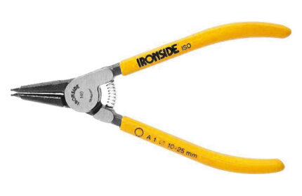 ALICATE PARA ARANDELAS EXTERIORES PUNTA RECTA 180º - 135 MM A1 Ø 10 - 25 MM MANGO DE PVC