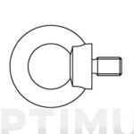 ANILLA ELEVACION MACHO DIN 580 CINCADA - M 16-700 KG 10UDS