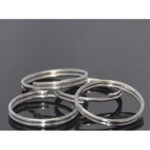 ANILLA LLAVERO ENGANCHE 100 UDS - 18 MM ACERO INOX