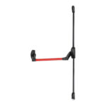 ANTIPANICO SOBREPONER 2 PUNTOS FAST PUSH 900MM - NEGRO/ROJO