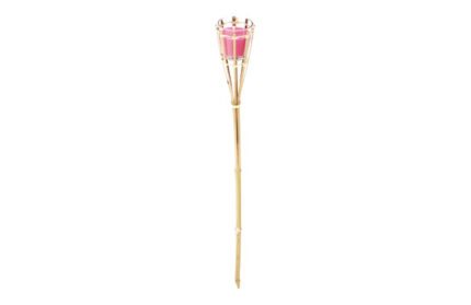 ANTORCHA JARDIN VASO CRISTAL CITRONELA - 75 X7,5 CM SURTIDO