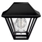 APLIQUE ALPENGLOW NEGRO - IP 44 SIN BOMBILLA