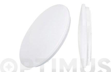 APLIQUE DE SUPERFICIE LED Ø38X6,6CM BLANCO - LUZ NEUTRA 1200LM 24W