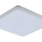 APLIQUE EXTER. 28X28X5CM LED 18W 1800LM 4000K IP54 ABS BL AS