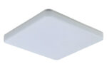 APLIQUE EXTER. 28X28X5CM LED 18W 1800LM 4000K IP54 ABS BL AS