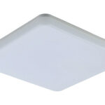 APLIQUE EXTER. 33X33X5CM LED 24W 2400LM 4000K IP54 ABS BL AS - CUADRADO