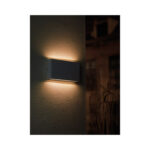 APLIQUE EXTERIOR BERN NEGRO - IP54 580LM 12W