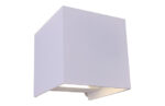 APLIQUE EXTERIOR OPEN LED COB 2X5W 700 LM 4000K IP54 BLANCO - ALU 10X10X10 CM