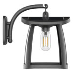 APLIQUE SOLAR ZEFFA 350LM 4000K 3.18W NEGRO - IP54