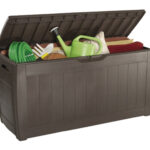 ARCON DE RESINA HOLLYWOOD MARRÓN 270 L - 57 X 117 X 45 CM