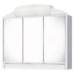 ARMARIO BAÑO 3P + LUZ 2X40W + ENCH + CAJON - 59 X 51 X 16 CM RANDO