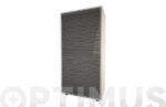 ARMARIO MODULO PERSIANA 3 ESTANTES GRIS - 126 X 62,5 X 35 CM