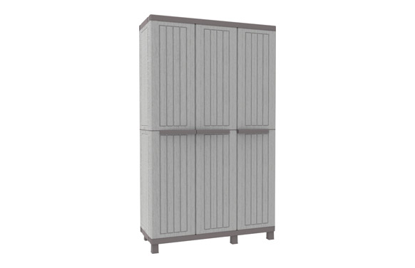 ARMARIO RESINA 3 PUERTAS - C-WOOD 103X39X170CM ARMARIO RESINA 3 PUERTAS - C-WOOD 103X39X170CM - Imagen 1
