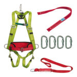 ARNES ANTICAIDAS + ABSORBEDOR + 4 MOSQUETONES - KIT