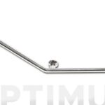 ASIDERO BAÑO ANGULO 150 GRADOS INOXIDABLE SATINADO