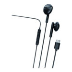 AURICULARES ESTEREO TIPO C CON MICROFONO - NEGRO