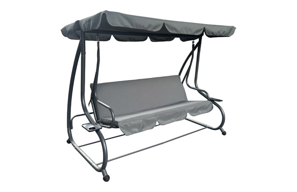 BALANCIN CAMA RELAX 3 PLAZAS - GRIS ANTRACITA BALANCIN CAMA RELAX 3 PLAZAS - GRIS ANTRACITA - Imagen 1