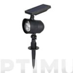 BALIZA FOCO SOLAR LED LUPUS - IP44 LUZ CALIDA 50LM