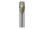 BALIZA SOLAR JIVE - IP44 LUZ CALIDA GRIS CLARO