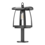 BALIZA SOLAR ZEFFA 350LM 4000K 3.18W NEGRO - IP54