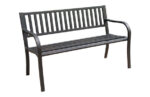 BANCO JARDIN METALICO NEGRO
