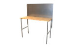BANCO TRABAJO METALICO SOBRE MADERA MURAL PLEGABLE - 120 X 87 X 55 CM ABIERTO