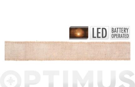 BANDA SACO CON LEDS A PILAS - 2 M X 5 CM