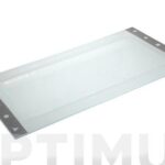 BANDEJA CRISTAL 19X36 - GRIS