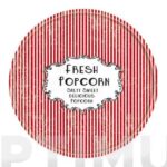 BANDEJA DECORADA POPCORN - Ø 30CM