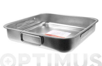 BANDEJA HORNO INOX ANTIADHERENTE - 36X36 CM