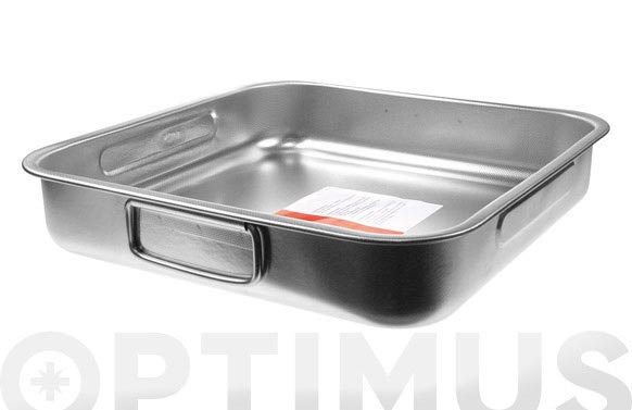 BANDEJA HORNO INOX ANTIADHERENTE - 32X32 CM BANDEJA HORNO INOX ANTIADHERENTE - 36X36 CM