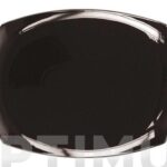 BANDEJA PORCELANA COLOR RECTANGULAR 36 CM - LOTTO-NEGRA