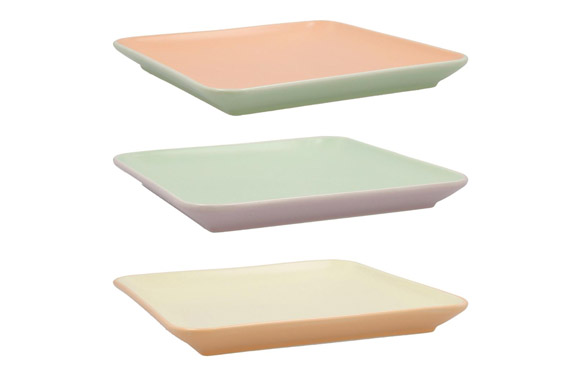 BANDEJA PORCELANA CUADRADA VITAMINA QD - 21 X 21 CM SURTIDA BANDEJA PORCELANA CUADRADA VITAMINA QD - Imagen 1