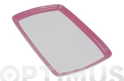 BANDEJA PORCELANA DECORADA 31X20