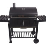 BARBACOA CARBON DOS MESAS AUXILIARES - 152,5 X 65 X 127 CM