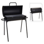 BARBACOA CARBON RECTANGULAR CILINDRO CON TAPA - 34 X 65 X 70 CM